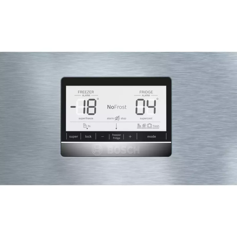 Ledusskapis-salvētava Bosch Serie 6 KGN86AIDR, brīvi stāvošs, 631 L (479 L ledusskapis / 152 L saldētava), nerūsējošais tērauds, NoFrost