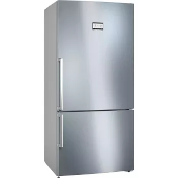 Ledusskapis-salvētava Bosch Serie 6 KGN86AIDR, brīvi stāvošs, 631 L (479 L ledusskapis / 152 L saldētava), nerūsējošais tērauds, NoFrost