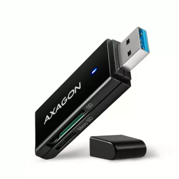 Karšu lasītājs Axagon CRE-S2N USB 3.2 Gen 1 Type-A Melns