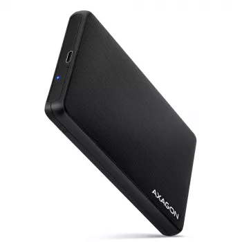 Axagon EE25-SLC Bezinstrumentu USB-C 3.2 Gen 1 – SATA 6G ārējā kaste 2.5 collu SSD/HDD