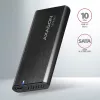 Ārējais M.2 SSD korpuss Axagon EEM2-SBC USB-C 3.2 Gen 2 Melns
