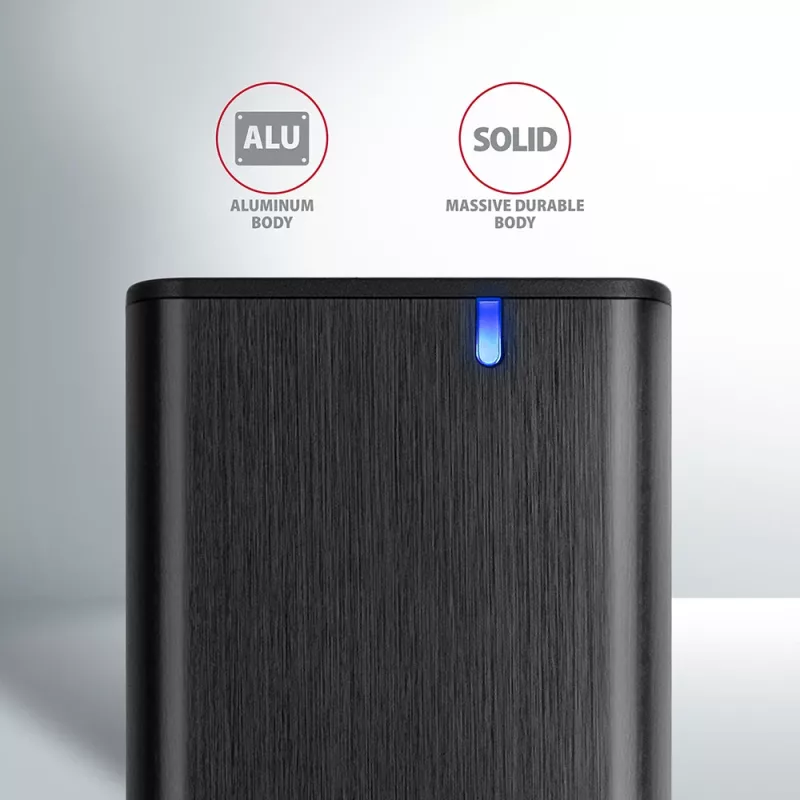 Ārējais M.2 SSD korpuss Axagon EEM2-SBC USB-C 3.2 Gen 2 Melns