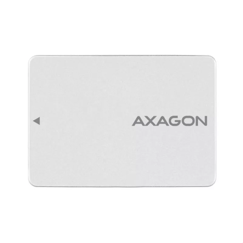 Axagon RSS-M2SD iekšējais 2,5 collu alumīnija korpuss SATA M.2 SSD diskiem, sudraba