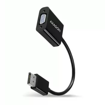 Video kabeļa adapteris Axagon RVD-VGN DisplayPort uz VGA 0.16 m
