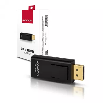 Pārejas kabelis Axagon RVD-HI DisplayPort uz HDMI Melns
