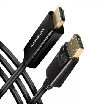 Axagon RVD-HI14C2 DisplayPort -> HDMI 1.4 kabelis 1,8m, 4K/30Hz