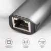 AXAGON ADE-25R USB-A 3.2 Gen 1 2,5 Gigabit Ethernet adapteris, pelēks