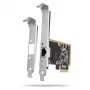 Axagon PCEE-GRF PCIe Gigabit Ethernet adapteris ar Realtek 8111F un SP & LP