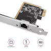 Axagon PCEE-GRF PCIe Gigabit Ethernet adapteris ar Realtek 8111F un SP & LP