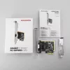 Axagon PCEE-GRF PCIe Gigabit Ethernet adapteris ar Realtek 8111F un SP & LP