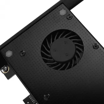 Axagon PCEM2-DC PCIe x4 - M.2 NVMe M-key + SATA B-key slot adapteris ar dzesēšanu, SP & LP