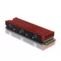 Axagon CRL-M2 pasīvais alumīnija dzesētājs M.2 SSD diskdziņiem, izmērs 2280, augstums 12 mm