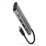 Axagon HMC-5G2 USB 10Gbps centrmezgls, 2x USB-A, 2x USB-C, HDMI 4k/60Hz, PD 100W, USB-C kabelis