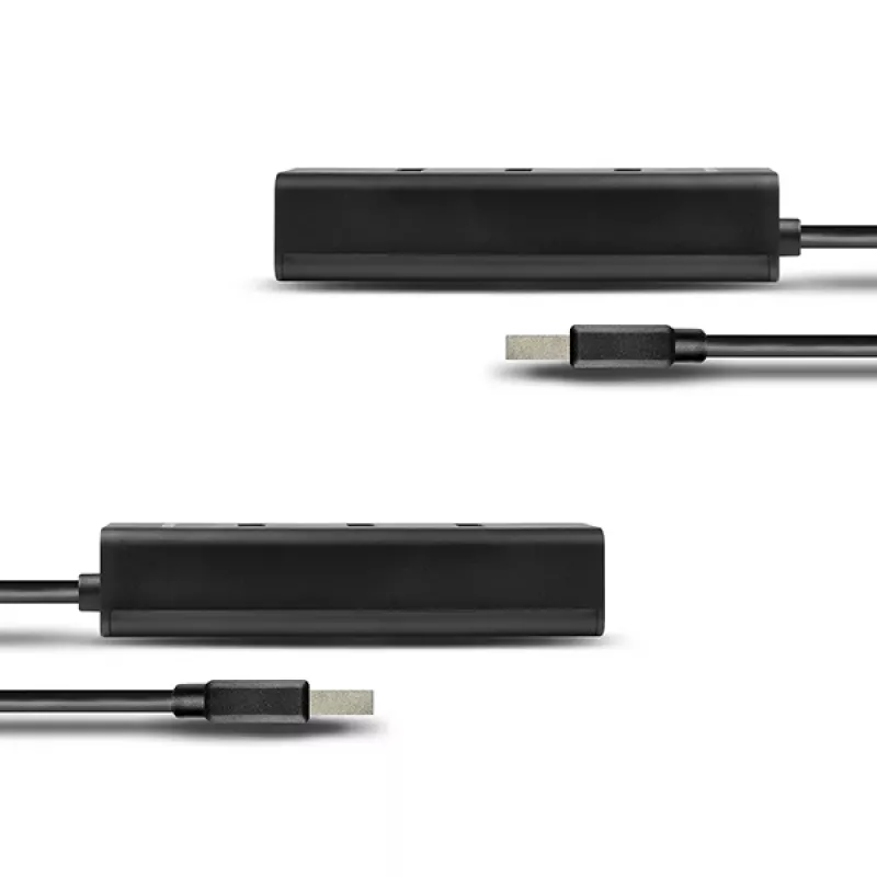 Axagon HUE-S2B 4 portu USB 3.0 ātrās uzlādes centrmezgls ar micro USB barošanu