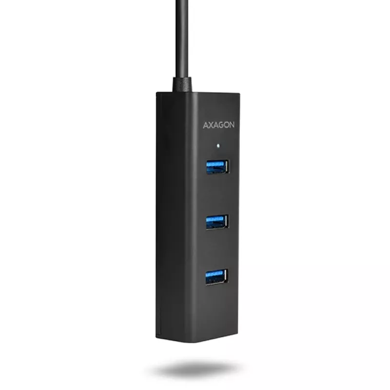 Axagon HUE-S2B 4 portu USB 3.0 ātrās uzlādes centrmezgls ar micro USB barošanu