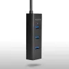 Axagon HUE-S2B 4 portu USB 3.0 ātrās uzlādes centrmezgls ar micro USB barošanu