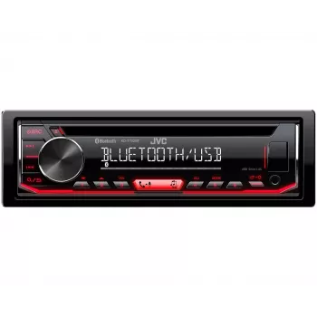 JVC KD-T702BT 1-DIN CD uztvērējs, melns