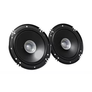 JVC CS-J610X 2-virzienu autoskaļruņi 16 cm (6 collas) 30W RMS 300W maksimālā 4Ω, montāžas dziļums 4.3 cm, melni, komplektā 2 gab.