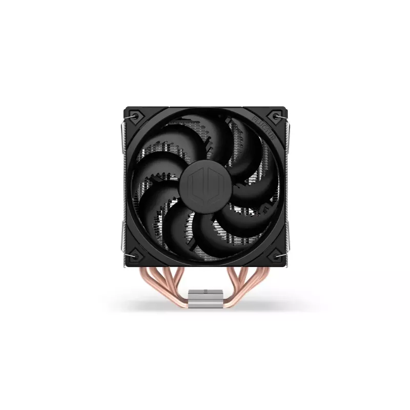 ENDORFY Fera 5 Dual Fan gaisa dzesētājs — 2x 120 mm PWM ventilatori, 4 siltuma caurules, TDP 220 W, melns