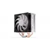 ENDORFY Fera 5 ARGB EY3A007 procesora gaisa dzesētājs, 120 mm Fluctus PWM ARGB ventilators, 4 siltumcaurules, augstums 155 mm, melns