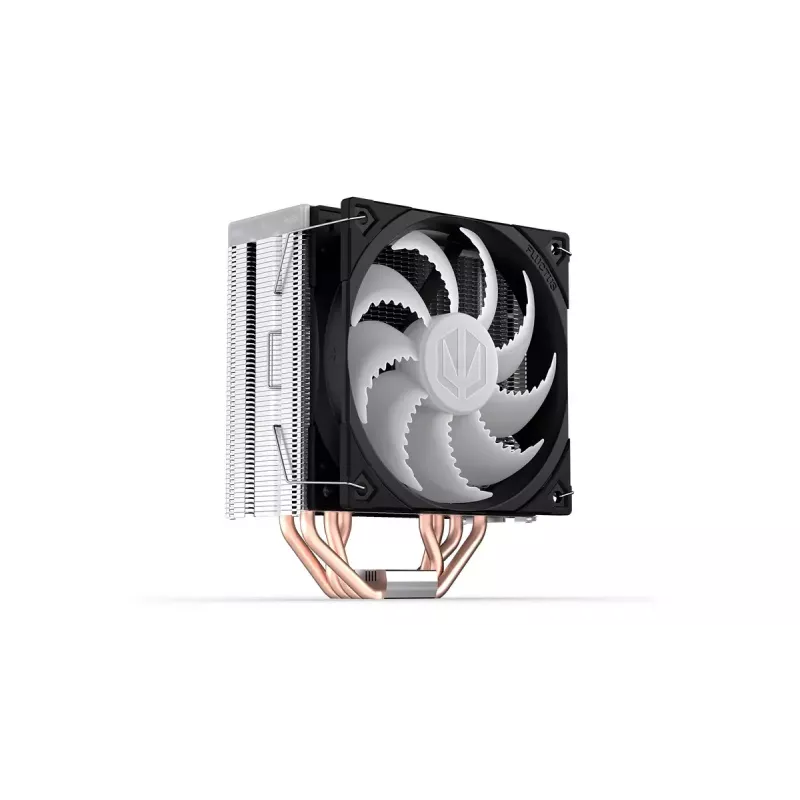 ENDORFY Fera 5 ARGB EY3A007 procesora gaisa dzesētājs, 120 mm Fluctus PWM ARGB ventilators, 4 siltumcaurules, augstums 155 mm, melns