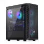 PC korpuss ENDORFY Signum 300 ARGB Tower Melns — ATX, rūdīts stikls, ARGB apgaismojums, atbalsta GPU līdz 350mm, CPU dzesētāja augstums līdz 161mm