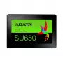 2.5 collu SATA III SSD ADATA SU650 1 TB — 520 MB/s lasīšana, 450 MB/s rakstīšana, 3D NAND