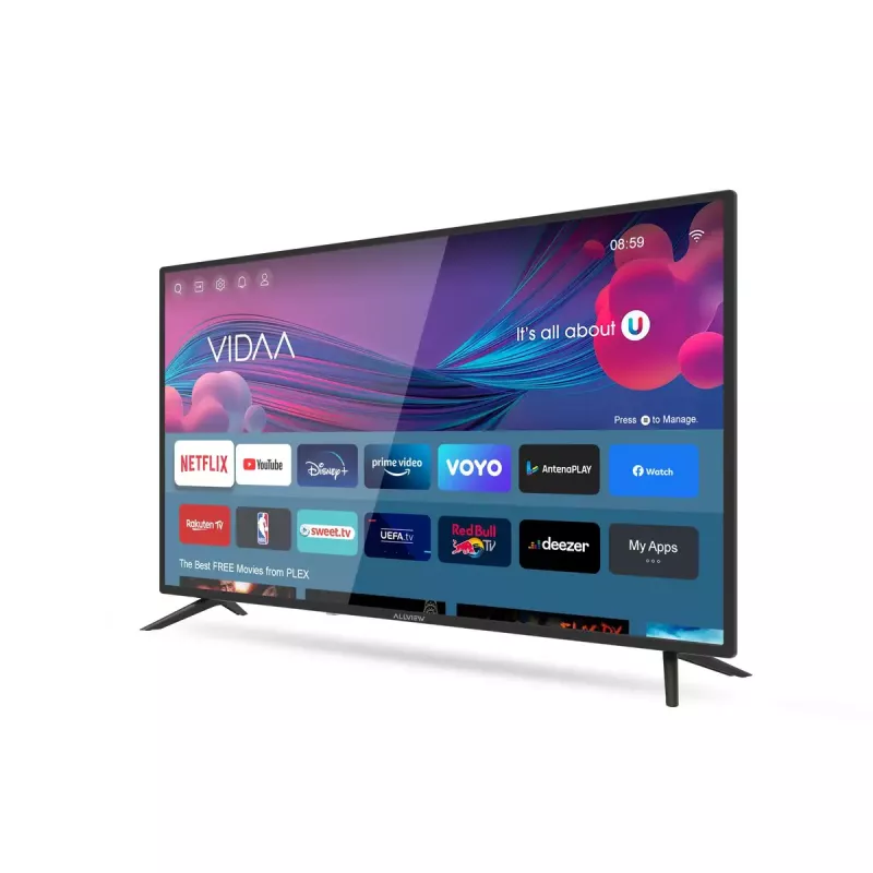 LED televizors Allview 40iPlay6000-F/1 40 collas (101 cm) FHD, VIDAA, Wi‑Fi, HDMI, USB, melns