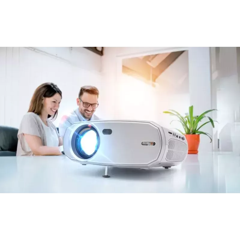 Projektors Technaxx TX-177 15000 ANSI lūmeni LCD 1080p Balts