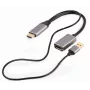 GEMBIRD Active 4K HDMI vīriešu uz DisplayPort sieviešu adapteris, melns