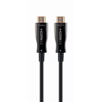 HDMI kabelis Gembird CCBP‑HDMI‑AOC‑20M‑02 — 20 m optiskā šķiedra, HDMI 2.0, 4K@60Hz, HDR
