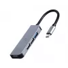 Gembird UHB-U3P1U2P3-01 USB centrmezgls ar 4 portiem, 1x USB 3.1 + 3x USB 2.0