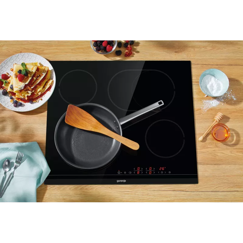 Gorenje ECT643BCSC Iebūvējamā keramikas plīts virsma 4 zonām ar skārienvadību