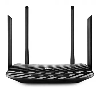 TP-Link AC1300 bezvadu maršrutētājs Gigabit Ethernet Divjoslu (2.4 GHz / 5 GHz) Melns
