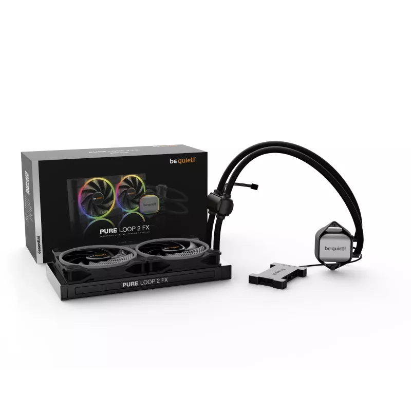 be quiet! Pure Loop 2 FX 280mm procesora šķidruma dzesētājs 14 cm Melns 1 gab.