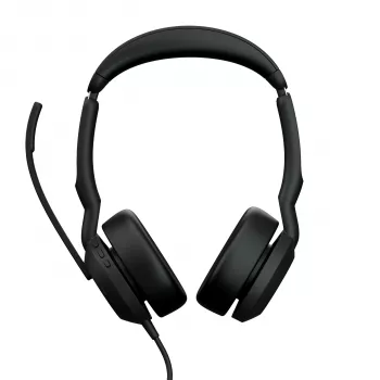 Jabra Evolve2 50 - USB-A MS Stereo, vadu, birojam/zvanu centram, 20 - 20000 Hz, 127 g, austiņas, melnas