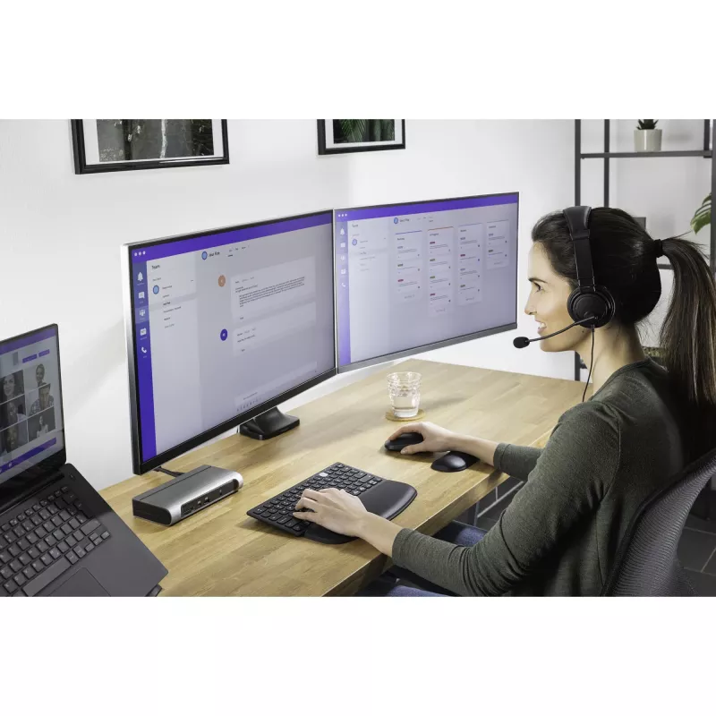 Divu monitoru rokas Kensington SmartFit One-Touch K59601WW