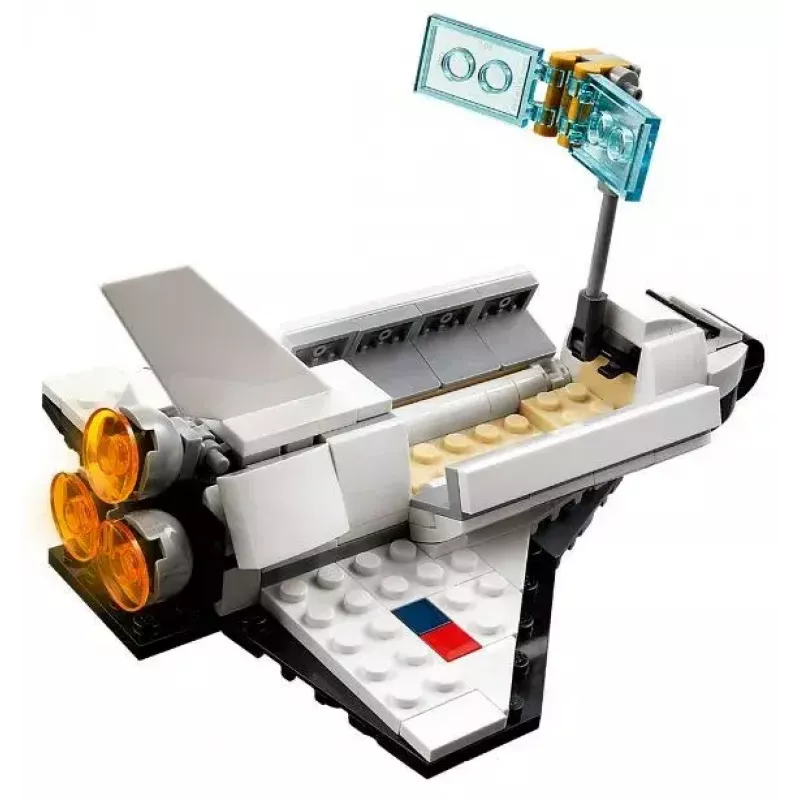 LEGO Creator 3-in-1 Space Shuttle būvēšanas komplekts 31134 — 144 gabali, 6+ gadiem
