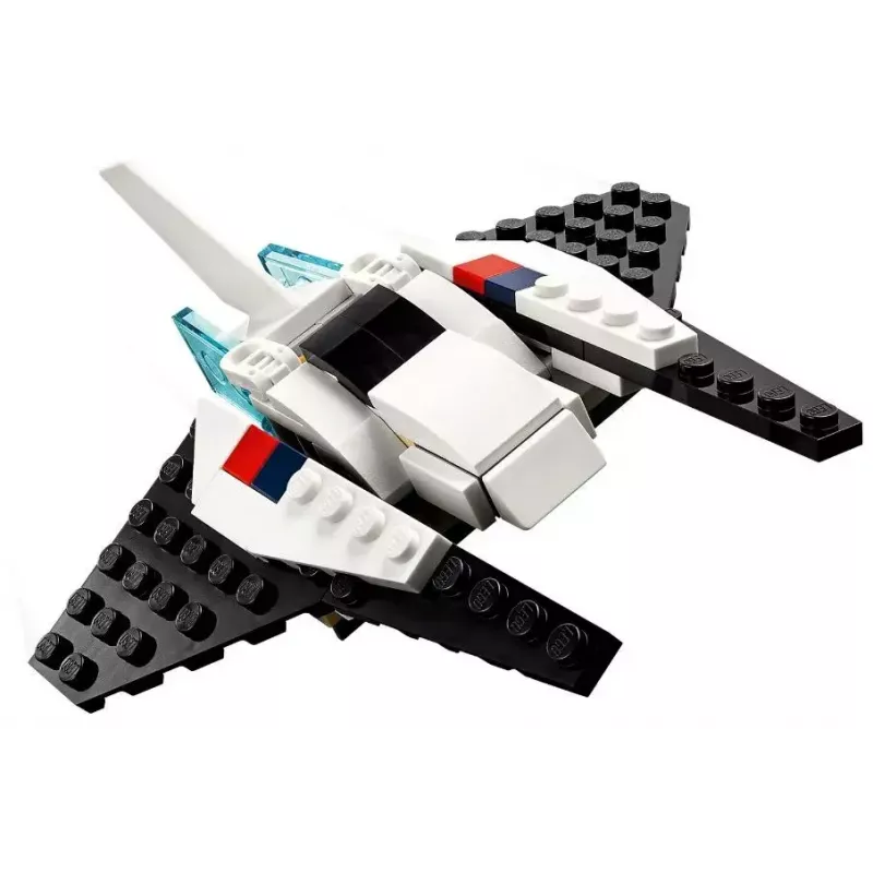LEGO Creator 3-in-1 Space Shuttle būvēšanas komplekts 31134 — 144 gabali, 6+ gadiem