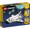 LEGO Creator 3-in-1 Space Shuttle būvēšanas komplekts 31134 — 144 gabali, 6+ gadiem