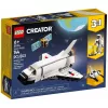 LEGO Creator 3-in-1 Space Shuttle būvēšanas komplekts 31134 — 144 gabali, 6+ gadiem