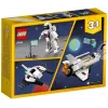 LEGO Creator 3-in-1 Space Shuttle būvēšanas komplekts 31134 — 144 gabali, 6+ gadiem