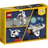 LEGO Creator 3-in-1 Space Shuttle būvēšanas komplekts 31134 — 144 gabali, 6+ gadiem