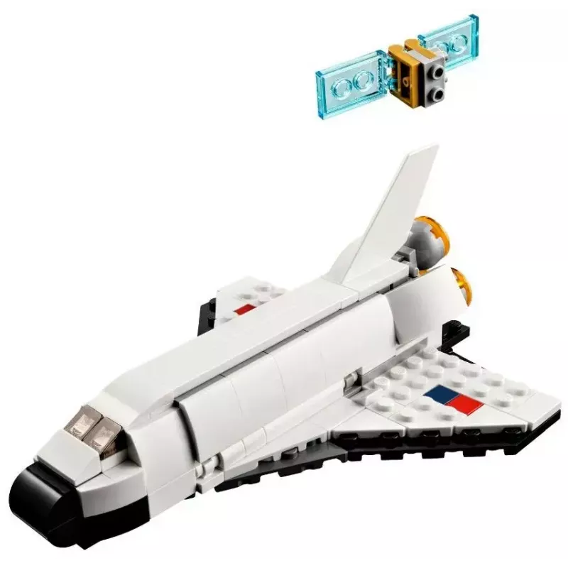 LEGO Creator 3-in-1 Space Shuttle būvēšanas komplekts 31134 — 144 gabali, 6+ gadiem