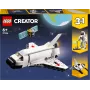 LEGO Creator 3-in-1 Space Shuttle būvēšanas komplekts 31134 — 144 gabali, 6+ gadiem