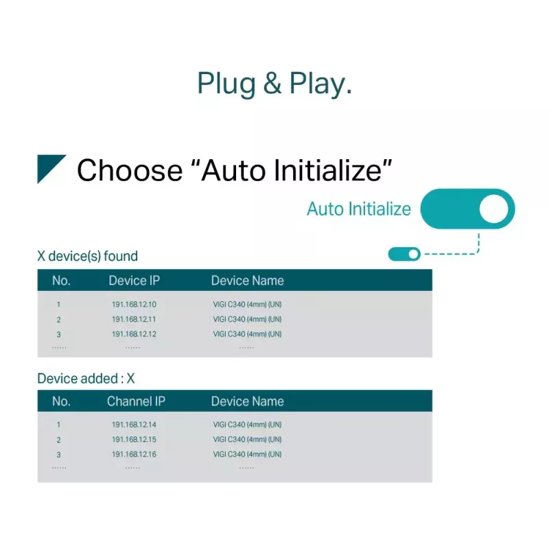 TP-Link VIGI NVR1008H-8MP 8 kanālu PoE+ tīkla video reģistrators