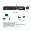 TP-Link VIGI NVR1008H-8MP 8 kanālu PoE+ tīkla video reģistrators