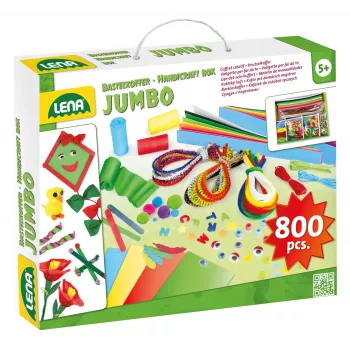 Bērnu radošuma komplekts Lena 42629 800 gab. daudzkrāsains