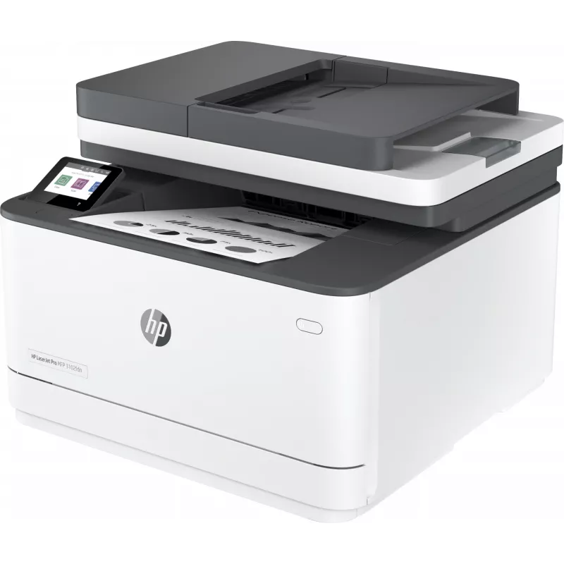 HP LaserJet Pro MFP 3102fdn printeris, lāzera, mono drukāšana, 1200 x 1200 DPI, A4, tiešā drukāšana, balts