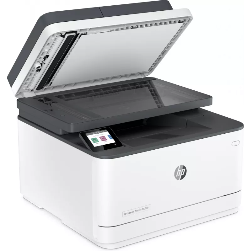 HP LaserJet Pro MFP 3102fdn printeris, lāzera, mono drukāšana, 1200 x 1200 DPI, A4, tiešā drukāšana, balts